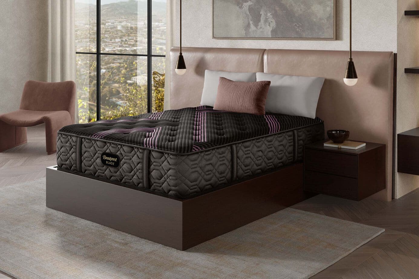 Beautyrest Black Series 2 Non Pillow Top Medium King